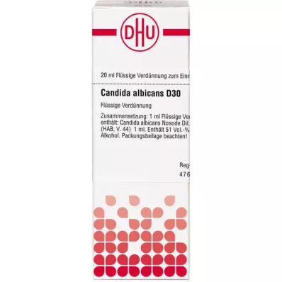 CANDIDA ALBICANS D 30 Diluizione, 20 ml