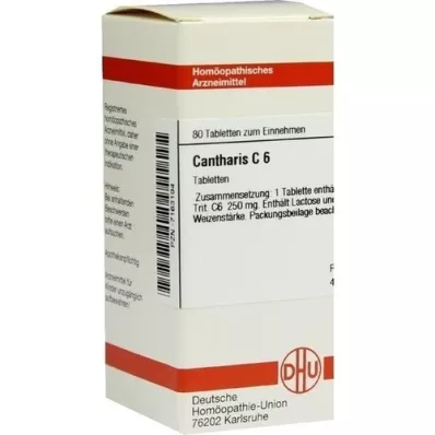 CANTHARIS C 6 compresse, 80 pz