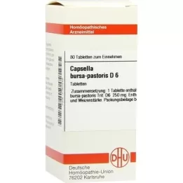 CAPSELLA BURSA pastoris D 6 compresse, 80 pc