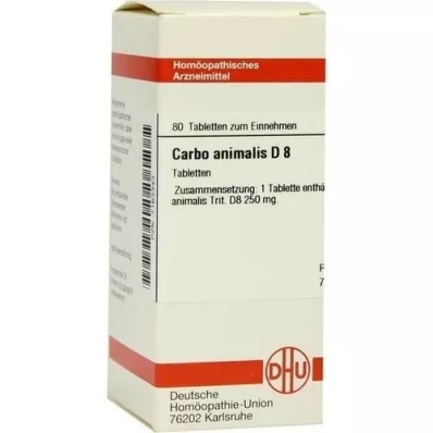 CARBO ANIMALIS D 8 compresse, 80 pz