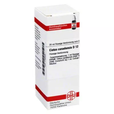 CISTUS CANADENSIS D 12 Diluizione, 20 ml