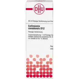 COLLINSONIA CANADENSIS D 12 Diluizione, 20 ml