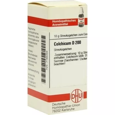 COLCHICUM D 200 globuli, 10 g