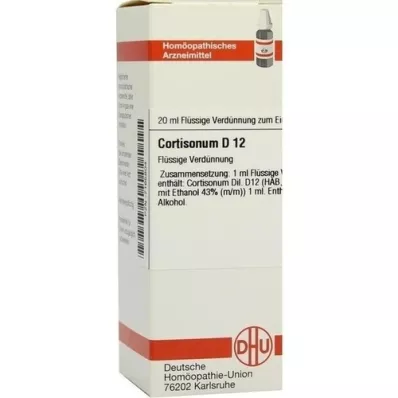 CORTISONUM D 12 Diluizione, 20 ml