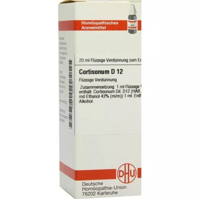 DHU Cortisonum D 12 Diluizione, 20 ml DHU Cortisonum D 12 Diluizione, 20 ml