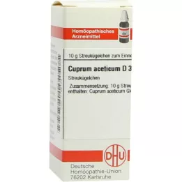 DHU Cuprum aceticum D 3 globuli, 10 g
