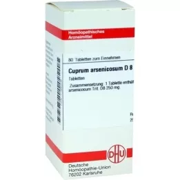 CUPRUM ARSENICOSUM D 8 compresse, 80 pz