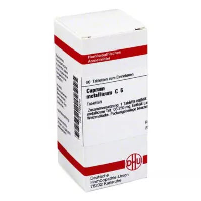 DHU Cuprum Metallicum C 6 compresse, 80 pz DHU Cuprum Metallicum C 6 compresse, 80 pz