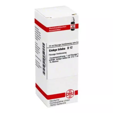 DHU Ginkgo biloba D 12 Diluizione, 20 ml
