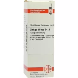 GINKGO BILOBA D 12 Diluizione, 20 ml