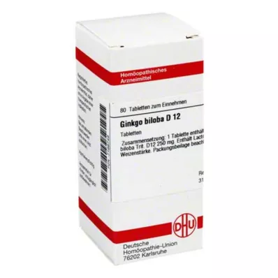 DHU Ginkgo biloba D 12 compresse, 80 pz DHU Ginkgo biloba D 12 compresse, 80 pz