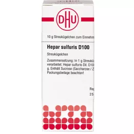 HEPAR SULFURIS D 100 globuli, 10 g