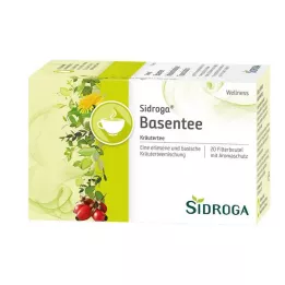 SIDROGA Bustina filtro per tè alcalino Wellness, 20X1,5 g