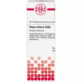 HEPAR SULFURIS C 200 Diluizione, 20 ml