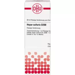 HEPAR SULFURIS D 200 diluizione, 20 ml