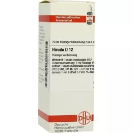 HIRUDO D 12 Diluizione, 20 ml