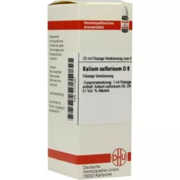 Diluizione di potassio solforico D8 (20 ml)