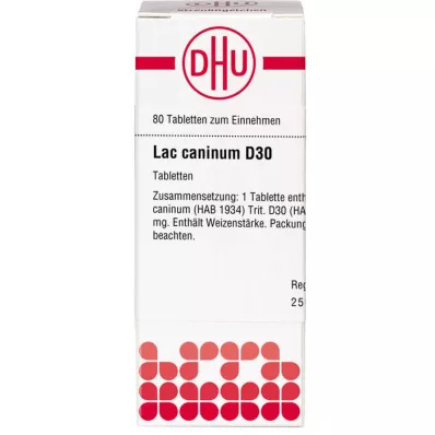 LAC CANINUM D 30 compresse, 80 pz