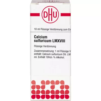 CALCIUM SULFURICUM LM XVIII Diluizione, 10 ml