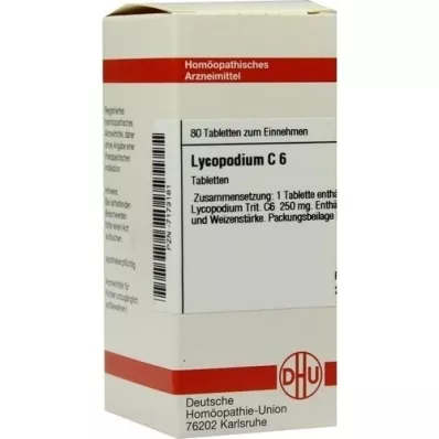 LYCOPODIUM C 6 compresse, 80 pz