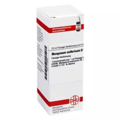 DHU Manganum sulfuricum D 6 Diluizione, 20 ml DHU Manganum sulfuricum D 6 Diluizione, 20 ml