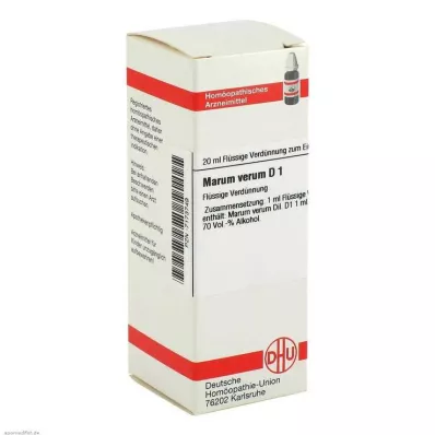 DHU Marum verum D 1 diluizione, 20 ml DHU Marum verum D 1 diluizione, 20 ml