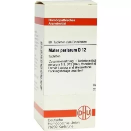 MATER PERLARUM D 12 compresse, 80 pz