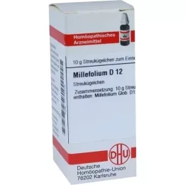 MILLEFOLIUM D 12 globuli, 10 g