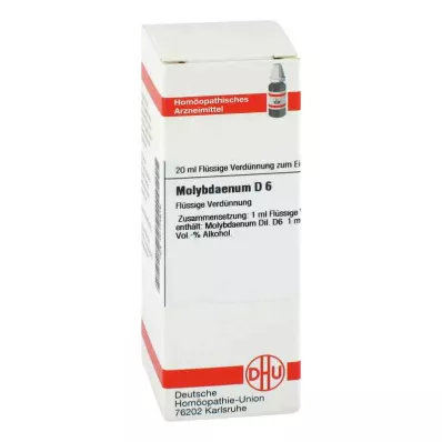 Diluizione di molibdeno D6 (20 ml)
