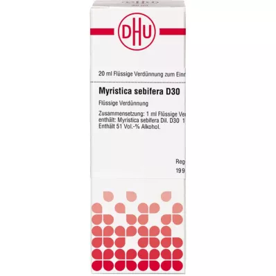 MYRISTICA SEBIFERA D 30 Diluizione, 20 ml