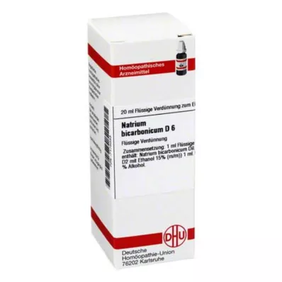 DHU Natrum bicarbonicum D 6 diluizione, 20 ml DHU Natrum bicarbonicum D 6 diluizione, 20 ml