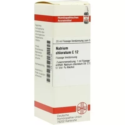 NATRIUM CHLORATUM C 12 Diluizione, 20 ml