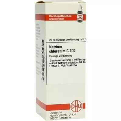 NATRIUM CHLORATUM C 200 Diluizione, 20 ml