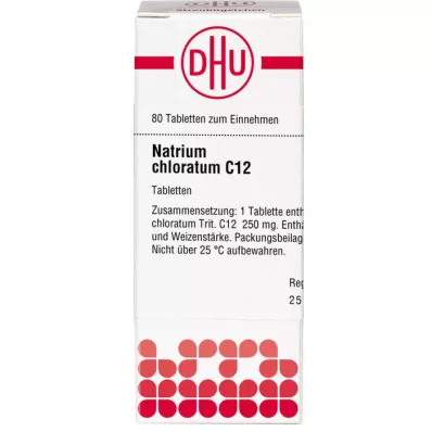 NATRIUM CHLORATUM C 12 compresse, 80 pz