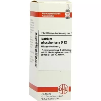 NATRIUM PHOSPHORICUM D 12 Diluizione, 20 ml
