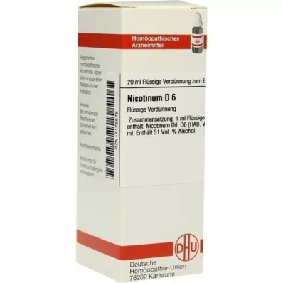 NICOTINUM D 6 Diluizione, 20 ml