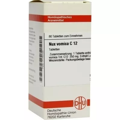 NUX VOMICA C 12 compresse, 80 pz