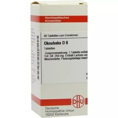 OKOUBAKA D 8 compresse, 80 pz