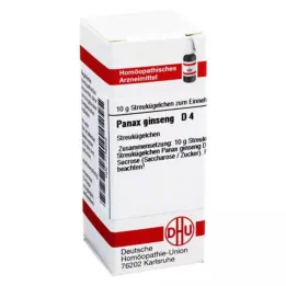 DHU Panax Ginseng D 4 globuli, 10 g