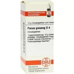 PANAX GINSENG D 4 globuli, 10 g