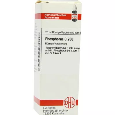 DHU Diluizione di fosforo C 200, 20 ml DHU Diluizione di fosforo C 200, 20 ml