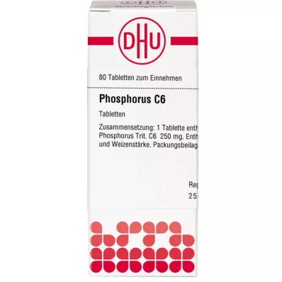 PHOSPHORUS C 6 compresse, 80 pz