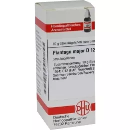 PLANTAGO MAJOR D 12 globuli, 10 g