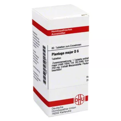 PLANTAGO MAJOR D 6 compresse, 80 pz