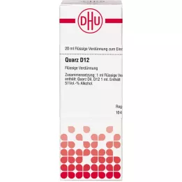 QUARZ D 12 Diluizione, 20 ml