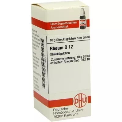 RHEUM D 12 globuli, 10 g