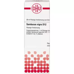 SAMBUCUS NIGRA D 12 Diluizione, 20 ml