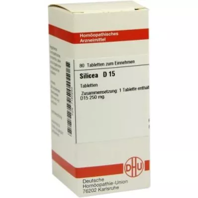 SILICEA D 15 compresse, 80 pz