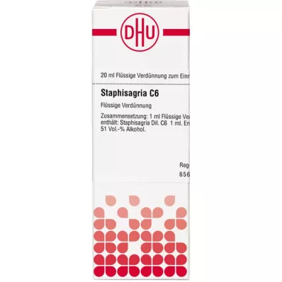 STAPHISAGRIA C 6 Diluizione, 20 ml