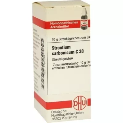 STRONTIUM CARBONICUM C 30 globuli, 10 g